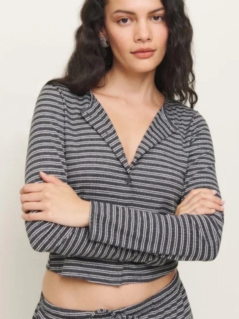 Reformation Ari Pointelle top